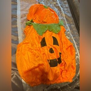 Orange Pumpkin Kids Costume